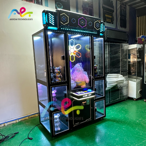 Arcade giải thưởng máy quà tặng đồ chơi kéo máy màu hồng ngày cắt giải thưởng máy tùy chỉnh. - Product Image 5