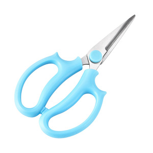 กรรไกรตัดดอกไม้ สแตนเลสสตีล เครื่องมือตัดแต่งสวน ด้ามจับพลาสติกทนสนิม ดีไซน์เรียบง่าย สำหรับบอนไซและการจัดดอกไม้ - Product Image 2