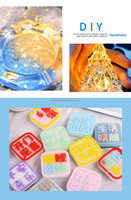 Moules en silicone à haute brillance pour résine époxy, moule artisanal en résine époxy, résine époxy transparente comme du cristal