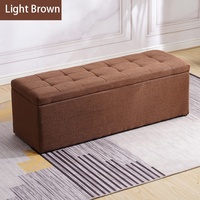 YOUTAI Banc de rangement pliable moderne en tissu pour la maison, la chambre, le rangement des chaussures, vente en gros pour usines