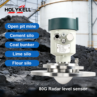 Capteur de niveau radar FMCW longue portée Holykell 120 mètres pour réservoir de carburant diesel