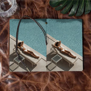 Diario A6 con cierre de cordón Bonito regalo <span class=keywords><strong>para</strong></span> los jefes de departamento Como muestra de respeto con la mujer <span class=keywords><strong>Bikini</strong></span> Tumbona Impresión de mesa de billar - Product Image 6