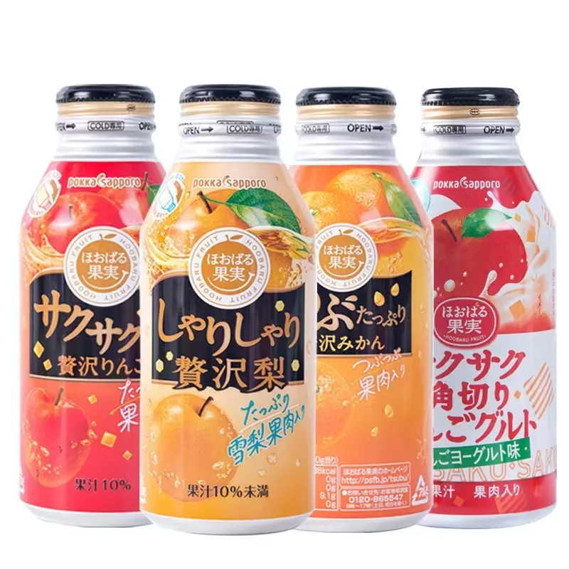 Japan imported Pokka 400ml beverages soft drinks exotic drinks juice drinks