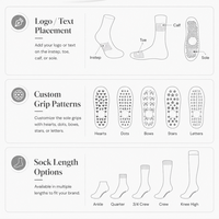 Chaussettes de yoga OEM respirantes et antidérapantes pour femmes, avec logo personnalisé, couleur unie, pour entraînement de Pilates en intérieur