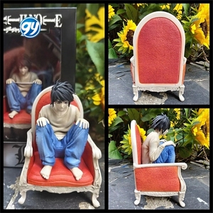 Figurines d'anime japonais <span class=keywords><strong>Death</strong></span> <span class=keywords><strong>Note</strong></span> L Figure Ryosaki 1/<span class=keywords><strong>10</strong></span> Sofa Al Rolette PVC Action Figure Model Toys - Product Image 3