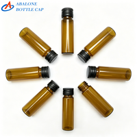 Bouchons de bouteille noirs de 18 mm pour flacon de liquide oral pour flacon en verre de 10 ml