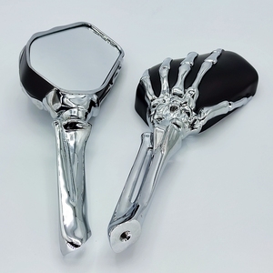 Gương chiếu hậu xe máy Chrome Aluminum Skull Skeleton Mirrors Ghost Claws dành cho Davidson M8, trái phải - Product Image 3