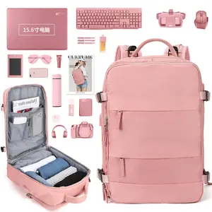 Ourlove mochila organizadora personalizada, bolsa de negócios roubo, grande capacidade, separação seca e molhada, mochila de viagem, escola, mochila para laptop