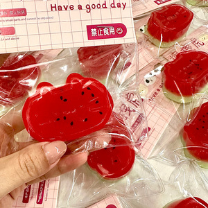 Nouvelle série de jouets anti-stress Kawaii en forme de chat au fromage, texture gelée collante, en TPR souple, cadeau pour enfants et adultes, ambiance joyeuse - Product Image 2