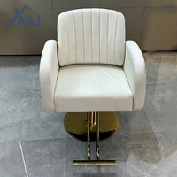 Tabouret de coiffure pour salon de coiffure Chaise d'attente de salon de coiffure pivotante à 360 degrés