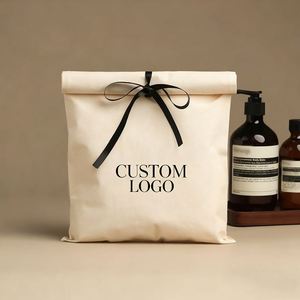 Custom Logo Eco Friendly Cotton Canvas Flap Envelope Pouch <b>Bag</b> Customized Designs Letter Pattern <b>Medium</b> <b>Size</b> Shoulder/Hand - Product Image 4