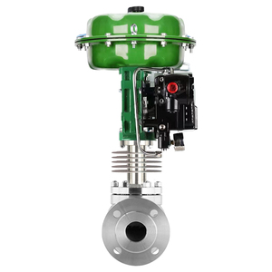 Válvula de Control Neumática de Diafragma de Acero Inoxidable 304 con Brida DN100, Tipo de Disipación de Calor, de Una Sola Vía - Product Image 2