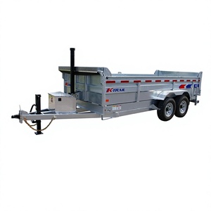 Remorque à benne basculante Bigtex abordable avec système de basculement hydraulique, remorque agricole à bas prix, qualité supérieure et fiable - Product Image 1