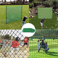 Red de golf de malla deportiva HDPE para campo de prácticas 3x6m / Red de golpeo de golf / Redes de práctica de golf para patio trasero