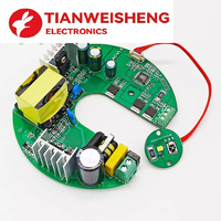 Kit de télécommande de ventilateur de plafond 12V 220V en forme de U pleine grandeur, carte de circuit imprimé de contrôleur de ventilateur de plafond CC sans balais, personnalisable.