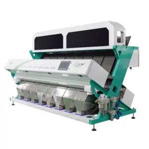 8 Chutes 3 4 5 6 7 ton capacity factory price grains color sorter machine cherry beans chilly sesame wheat CCD Color Sorter