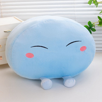 Nouveauté peluche slime Anime Tensei Shitara chauffe-mains peluche poupée oreillers slime Datta Ken Tempest Rimuru coussin