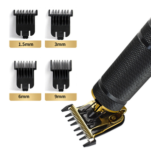 Recortadora de pelo inalámbrica, recortadora de pelo profesional de oro Vintage, barata, impermeable, precio de fábrica - Product Image 6