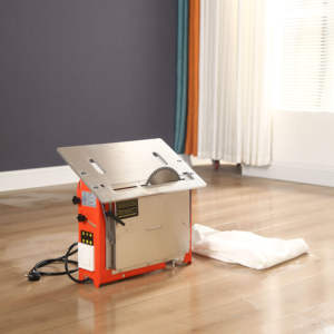 Sierra de mesa deslizante manual sin polvo con función de elevación horizontal Sierra de mesa de madera compuesta <span class=keywords><strong>Ideal</strong></span> para carpintería - Product Image 2