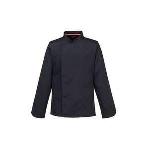PORTWEST - C846BKRS Stretch Mesh Air Pro chaqueta de manga larga negro-EAN 5036108389278 CHEFS AND FOOD INDUSTRY WORKWEAR - Product Image 1
