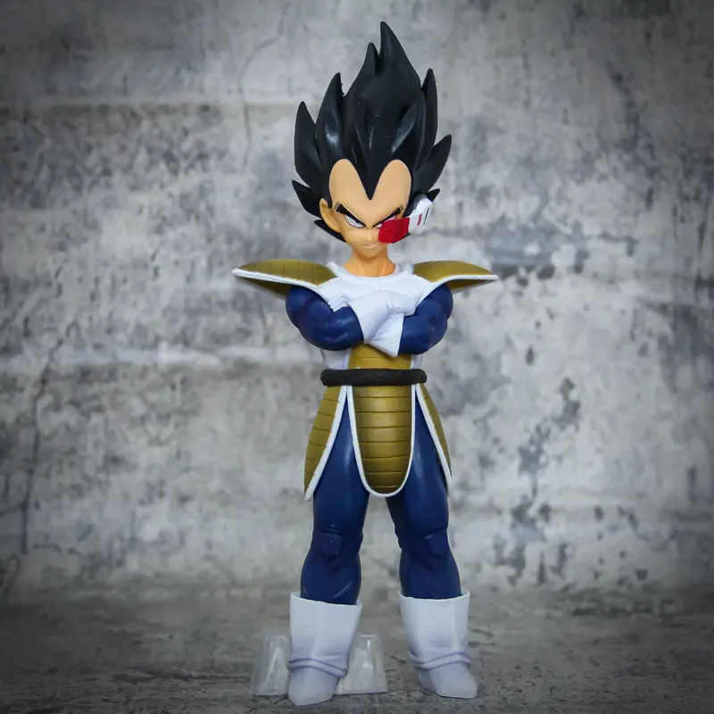 Dragon Ball EX 2 Bejita Yonsei 24cm figur Vegeta bumi Figurine dengan detektor kedatangan baru berdiri PVC Model boneka hadiah