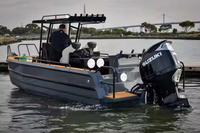 Nouveau bateau à moteur personnel en aluminium de 20 pieds à console centrale pour la pêche, modèle 2026