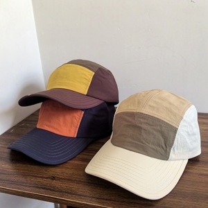2025 estate autunno uomo donna cotone contratto Color Block rattoppato 5 pannelli Camper guida sport camionista cappellino papà sole sportivo cappello - Product Image 6