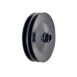 Poulie de pompe à eau en acier noir chromé, direction assistée <span class=keywords><strong>pour</strong></span> alternateur GM, double rainure, arbre de <span class=keywords><strong>3</strong></span>/4 pouces, kit de support de poulie, support de jambe de force - Product Image 1