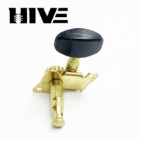 HIVE Wholesale Gold 2R2L Open Type 4-string Ukulele Tuning Peg with Gasket Screw Accessories 4-string Exclusive