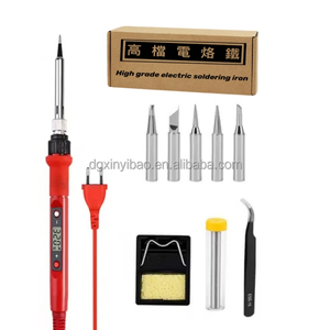 2024 producto recién actualizado 7 en 1 <span class=keywords><strong>soldador</strong></span> de temperatura ajustable 80W 110V/220V Kit de soldadura kit de reparación electrónica - Product Image 1