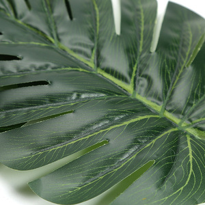 Artificiali Monstera rami interni foglie cespugli verde all'ingrosso piante Rama Cerezo arbusti artificiali fogliame - Product Image 5