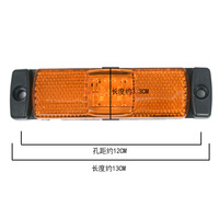 Feux latéraux LED rouge, blanc, ambre 12V 24V, stop, frein, clignotant, marche arrière, camion, remorque, étanches