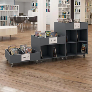 Armoire de rangement pour livres bande dessinée, en bois, Style Simple - Product Image 1