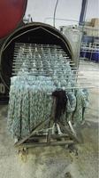 Nouvelle machine de production de chenille de condition pour la fixation et le conditionnement de fil de Hank d'usine de textile et de fabrication