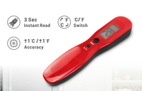 Thermomètre numérique alimenté par l'énergie du soleil pour la cuisine domestique, thermomètre électronique pour aliments