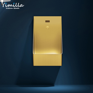 Baño público de alta calidad 304 Acero inoxidable duradero montado en la pared sensor urinario para hombres lavado por gravedad - Product Image 2