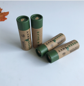 หลอดกระดาษคราฟท์พิมพ์ลายตามสั่ง บรรจุภัณฑ์กระดาษรีไซเคิลได้สำหรับเครื่องสำอาง ลิปสติก และผลิตภัณฑ์ระงับกลิ่นกาย - Product Image 4