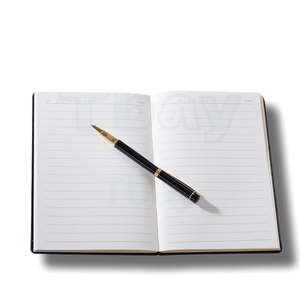 Carnet de notes et agenda en cuir PU avec bande élastique rigide personnalisée, modèle classique <span class=keywords><strong>2024</strong></span>, pour la planification et la prise de notes - Product Image 4