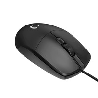 Dimao DM01Computer Mouse Wired, Macally Silent USB Mouse -Slim Compact USB Mouse for Apple Mac or Windows PC Laptop Desktop