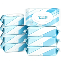 Emballage écologique Faduo, lingettes nettoyantes humides pour la maison, non tissées, blanches, 20*30cm, 50gsm