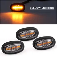 A80 lentille de fumée garde-boue avant Flare Led feu de position Plug and Play ambre Led calandre lumière pour Ford F150 Raptor 12v