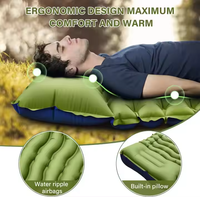Matelas de camping simple ultraléger Matelas gonflable compact Tapis de couchage gonflable