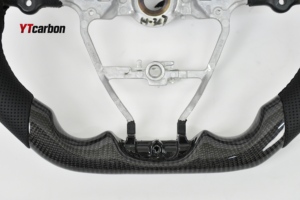 Volant de course personnalisé en fibre de carbone véritable YTcarbon pour <span class=keywords><strong>Musso</strong></span> Sports 18+ - Accessoires intérieurs de voiture - Product Image 3