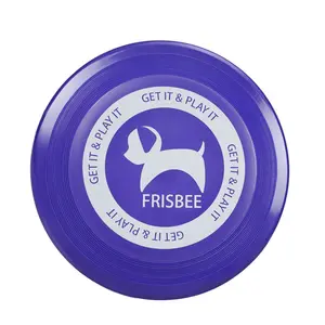 Factory Custom Logo PE Frisbeed Flying Disc Circular Ultimate Blank Plastic Pet Golf Custom Logo Dog Flying Saucer Disc Frisbeed