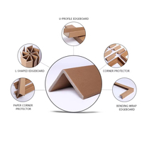 Carton ondulé Angles Conseils de bord Kraft Papier Palette Bord Protecteur Carton Coin Protecteur Pour Palette