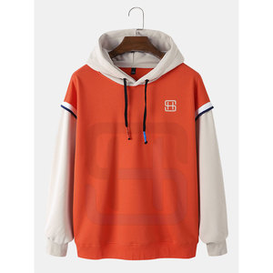 Sweat-shirts à capuche pour hommes de haute qualité, coton et polyester, séchage rapide, respirant, écologique, fermeture éclair, mode hiver, faible MOQ, OEM - Product Image 1