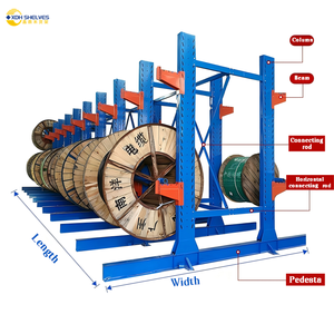 Cáp cantilever giá công nghiệp kho lưu trữ Kệ Heavy-Duty cantilever Kệ hệ thống cho gỗ và ống thép lưu trữ - Product Image 2