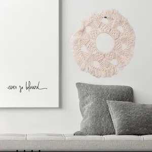 Factory Direct Sales Long Big Wall Decor Hanging Amazing Irregular White Wall Hanging Wall Hanging Decorations For Home