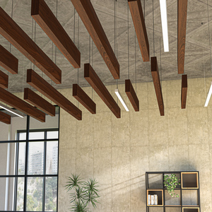 Sistema de Techos Acústicos Lineales con Acabado de Madera, Fibra de Poliéster, Decorativos y <span class=keywords><strong>Suspendidos</strong></span> - Product Image 4