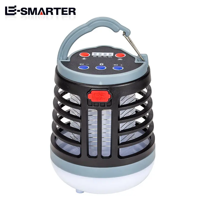 Type C Rechargeable Portablekiller Uv Camping Anti-Mosquito Light Mosquito Killing Lamp